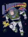 Men's Lightyear Buzz and Sox Protecting The Galaxy  Adult T-Shirt