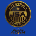 Men's Black Adam Superhero Group  Adult T-Shirt