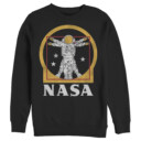 Men's NASA Da Vinci Astronaut Logo  Adult Sweatshirt