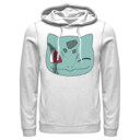 Men's Pokemon Bulbasaur Wink Face  Adult Pull Over Hoodie