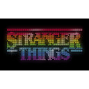 Men's Stranger Things Sparkling Rainbow Logo  Adult Sweatshirt