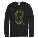 Men's Marvel Black Panther 2018 Claw Crest  Adult Long Sleeve Shirt