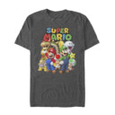 Men's Nintendo Super Mario Group  Adult T-Shirt