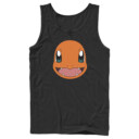 Men's Pokemon Charmander Smile  Adult Tank Top