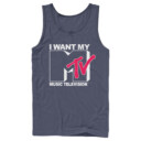 Men's MTV I Want My Music Television  Adult Tank Top
