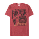 Men's Marvel Black Panther Cat Pattern  Adult T-Shirt