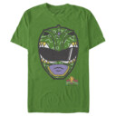 Men's Power Rangers Green Ranger Helmet  Adult T-Shirt