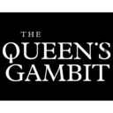 Men's The Queen's Gambit Black Logo  Adult T-Shirt