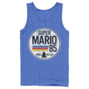 Men's Nintendo Super Mario Retro Rainbow Ring  Adult Tank Top