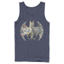 Men's Batman Shield Logo Comic 80th Anniversary  Adult Tank Top