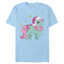 Men's My Little Pony Christmas Minty Gold Stars  Adult T-Shirt