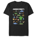 Men's Minecraft Fish and Mobs  Adult T-Shirt