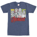 Men's Marvel Avengers Panels  Adult T-Shirt