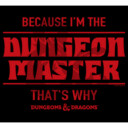 Men's Dungeons & Dragons Because I'm the Dungeon Master, That's Why  Adult Sweatshirt