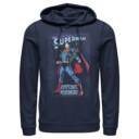 Men's Superman Kryptonite Nevermore Cover  Adult Pull Over Hoodie