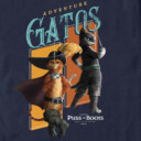 Men's Puss in Boots: The Last Wish Adventure Gatos  Adult T-Shirt