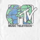 Men's MTV Distressed Earth Day Logo  Adult T-Shirt