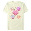 Men's Garfield Candy Hearts  Adult T-Shirt