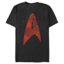 Men's Star Trek: Discovery Starfleet On Fire  Adult T-Shirt