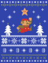 Men's Nintendo Mario Ugly Christmas Sweater  Adult Sweatshirt