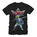 Men&#039;s Nintendo Legend of Zelda Swordsman  Adult T-Shirt