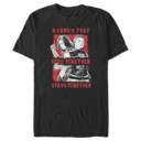 Men's Marvel Black Widow Spy Family  Adult T-Shirt