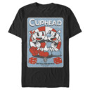 Men's Cuphead Mugman and Cuphead Dice Poster  Adult T-Shirt