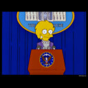 Men's The Simpsons Lisa for President  Adult T-Shirt