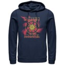 Men's Marvel Captain Marvel Star Symbol Swirl  Adult Pull Over Hoodie