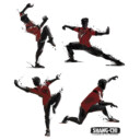 Men's Shang-Chi and the Legend of the Ten Rings Poses  Adult T-Shirt