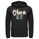 Men's Lilo & Stitch Rainbow Ohana Hula Dance  Adult Pull Over Hoodie