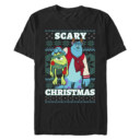 Men's Monsters Inc Monsters Inc. Mike and Sully Scary Christmas  Adult T-Shirt