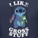 Men's Lilo & Stitch I Like Gross Stuff Stitch Distressed  Adult Pull Over Hoodie