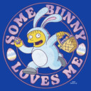 Men's The Simpsons Easter Ralph Some Bunny Loves Me  Adult T-Shirt