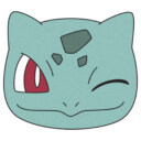 Men's Pokemon Bulbasaur Wink Face  Adult Tank Top