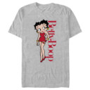 Men's Betty Boop Red Portrait  Adult T-Shirt