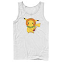 Men's Pokemon Halloween Pumpkin Pikachu  Adult Tank Top