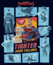 Men's DC League of Super-Pets Tighten Your Collars Panels  Adult T-Shirt