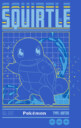 Men's Pokemon Squirtle Retro Grid  Adult T-Shirt