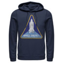 Men's NASA Space Shuttle Triangle Emblem  Adult Pull Over Hoodie