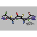 Men's Marvel Hawkeye Holiday Arrow  Adult T-Shirt