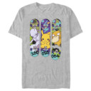 Men's Pokemon Mewtwo, Pikachu, and Psyduck Skateboard Decks  Adult T-Shirt