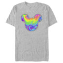 Men's Mickey & Friends Paint Swirl Logo  Adult T-Shirt