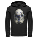 Men's Star Wars: The Clone Wars Commander Rex Big Face  Adult Pull Over Hoodie