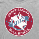 Men's Professional Bull Riders Professional Bull Riders Badge  Adult Long Sleeve Shirt
