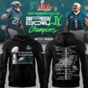 Philadelphia Eagles Super Bowl LIX Champions Limited Edition Unisex Sizes AUH Unisex Hoodie GTS013147