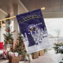 Stocktee Baltimore Ravens Christmas Night Flag All Over Printed Flag NEW122609
