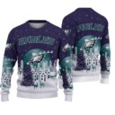 Stocktee Philadelphia Eagles Christmas Night Limited Edition Knitted Sweater NEW122624