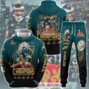 Stocktee Philadelphia Eagles Super Bowl LIX Champions HOODIE ONLY GTS013098
