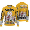 Stocktee Pittsburgh Steelers Cute Parade Christmas Limited Edition Knitted Sweater NEW124502
